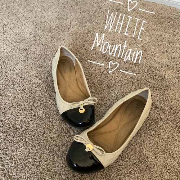 white mountain ballet flats